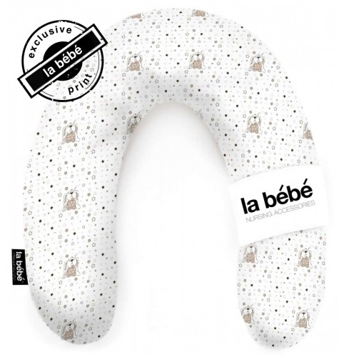 La Bebe™ Rich Maternity Pillow 30x104 Art.68297 Bunnies pakaviņš mazuļa barošanai / gulēšanai / pakaviņš grūtniecēm 30x104 cm image 1