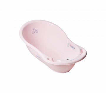 Tega Baby vanna 86 cm ar korķi RABBITS light pink  TegaBaby KR-004