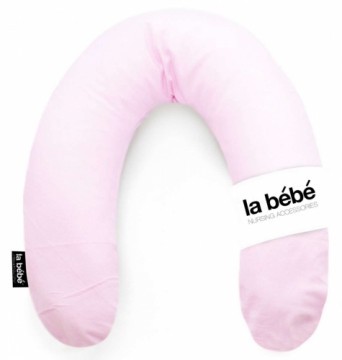 La Bebe™ Rich Cotton Nursing Maternity Pillow Art.81031 Pink Flanel Подковка для сна, кормления малыша 30x104 cm