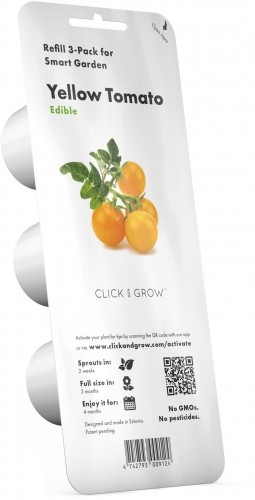 Click & Grow Smart Garden uzpilde Dzeltenie mini tomāti 3gb. image 3
