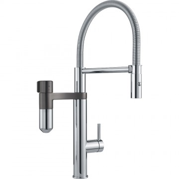 Franke VITAL Chrome/Gunmetal 120.0551.219 Кухонный смеситель с капсульной системой фильтрации воды