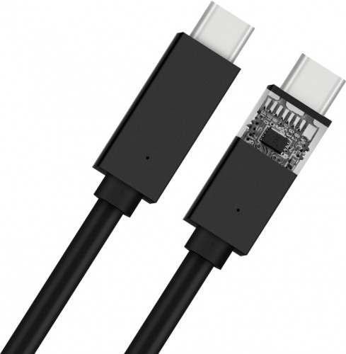 Platinet cable USB-C - USB-C 5A 100W 2m, black (45579) image 2