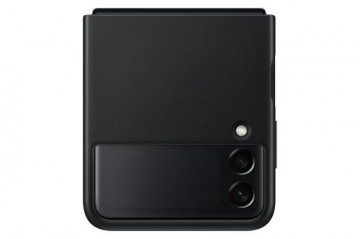 Samsung KoÅ¾enÃ½ zadnÃ­ kryt Z Flip3 Black
