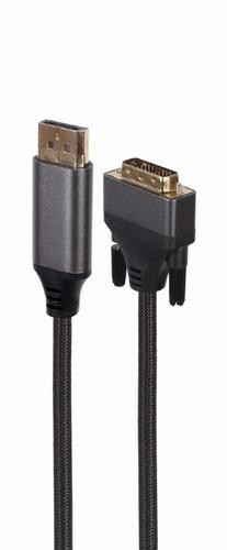 Gembird CC-DPM-DVIM-4K-6 video cable adapter 1.8 m DisplayPort DVI Black image 1