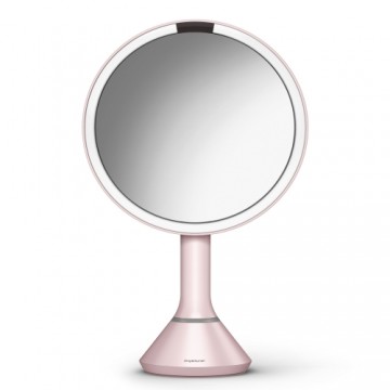 Simple Human sensora spogulis ar skārien-regulējamu spilgtumu, rozā nerūsējošais tērauds ST3029