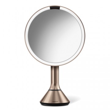 Simple Human сенсорное зеркало с регулируемой яркостью, розовое золото, нержавеющая сталь ST3027