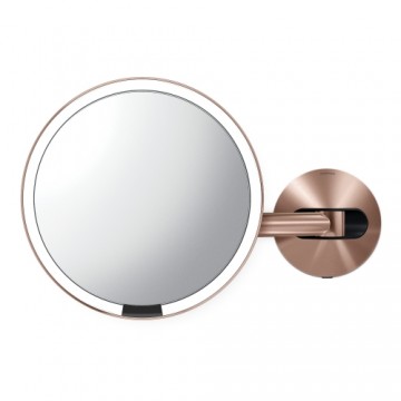 Simple Human sienas stiprinājuma spogulis, rozā zelta nerūsējošais tērauds ST3021
