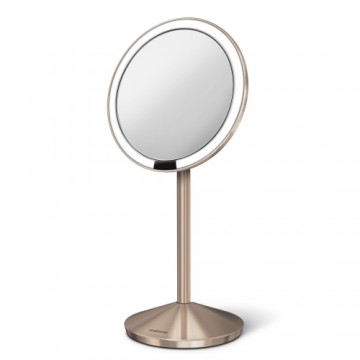 Simple Human sensoru spogulis mini, rozā zelta nerūsējošais tērauds ST3010