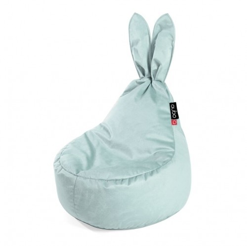 Qubo™ Baby Rabbit Menthe VELVET FIT пуф (кресло-мешок) image 1