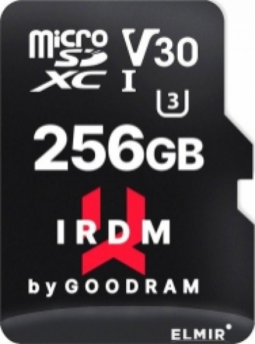 Goodram IRDM MicroSDXC 256GB + Adapter image 1
