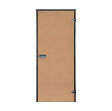 HARVIA 9 x 21 (DA92101) 890x2090 mm, Bronze/Alu Steam Sauna Door