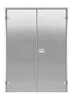 HARVIA 15 x 21 (DPA9999X KI) 1515x2090 mm, Clear/Alu tvaika pirts durvis