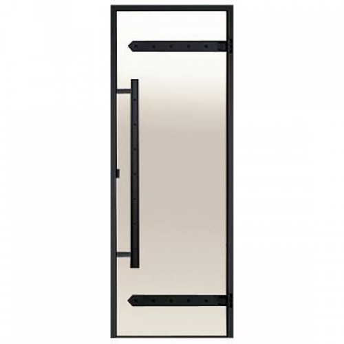 HARVIA LEGEND STG 8 x 19 (D81905ML) 790x1890 mm, Satin glass sauna door image 1