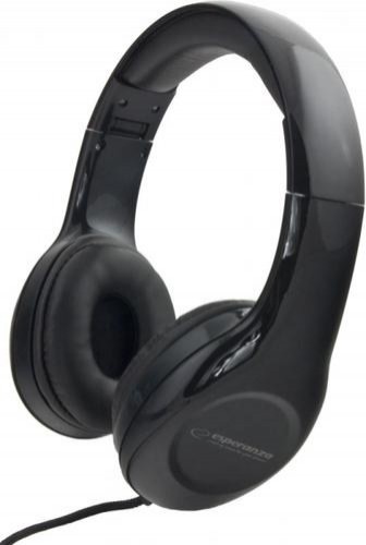 Esperanza EH138K headphones/headset Head-band 3.5 mm connector Black image 1