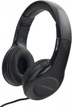 Esperanza EH138K headphones/headset Head-band 3.5 mm connector Black