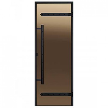 HARVIA LEGEND 8 x 19 (DA81901L) 790x1890 mm, Bronze/Alu tvaika pirts durvis