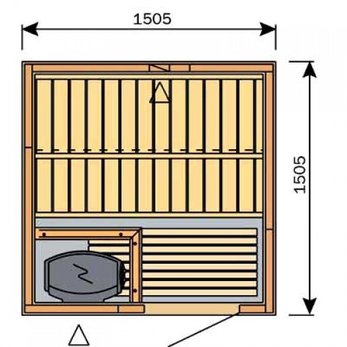 HARVIA Variant Formula S1515 sauna image 1