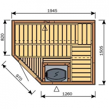 HARVIA Variant Exclusive SZD2015L sauna