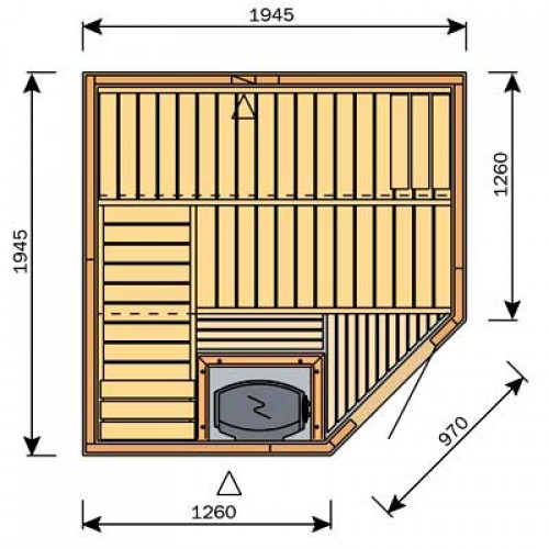 HARVIA Variant Formula S2020R sauna image 1