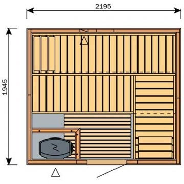HARVIA Variant Formula S2220 sauna