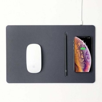 POUT Mouse pad with high-speed wireless charging HANDS 3 PRO dust gray Grey