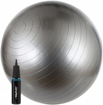 Gym Ball AVENTO 42OD 65cm +pomp Silver