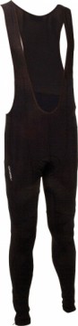 Trousers with suspenders for cyclists AVENTO 81BL ZWA S Black