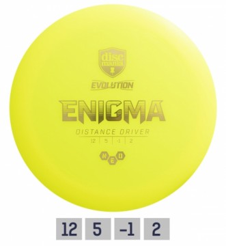 DISCMANIA Distance Driver NEO ENIGMA 12/5/-1/2 Yellow