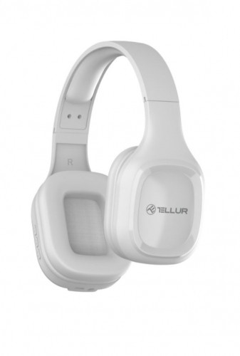 Tellur Bluetooth Over-Ear Headphones Pulse white image 2