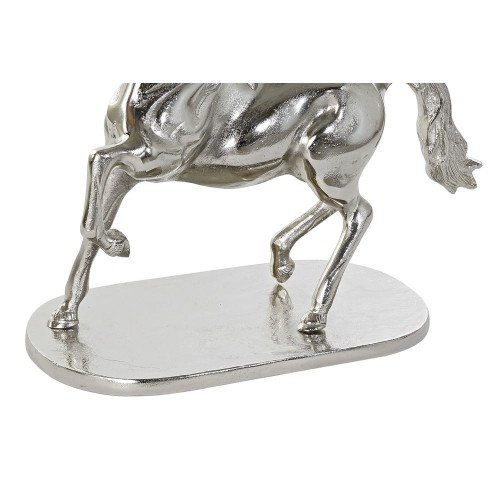 Вспомогательный стол DKD Home Decor Алюминий Стеклянный Лошадь (54 x 39 x 57 cm) image 2