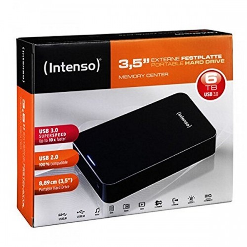 Ārējais cietais disks INTENSO 6031514 3.5" USB 3.0 6 TB Melns image 2
