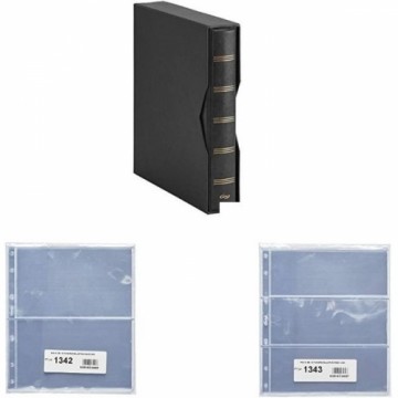 Bigbuy Home Albums Bills 134200 Melns (27 x 24 x 5) (Atjaunots A+)