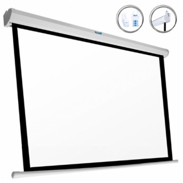 Elektroniskais sienas ekrāns iggual PSIES240 Balts (240 x 240 cm)