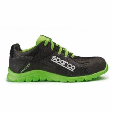 Обувь для безопасности Sparco Practice 07517 Черный/Зеленый (Размер 42)