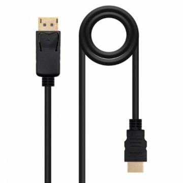 Display Porta uz HDMI Adapteris NANOCABLE 10.15.430 Melns