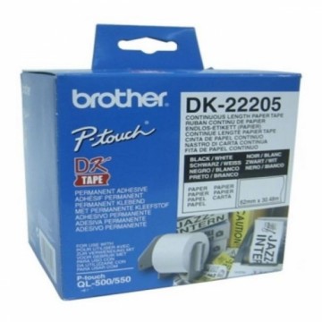 Рулонная бумага для принтеров Brother DK-22205 Белый
