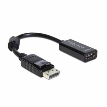 Адаптер для DisplayPort на HDMI DELOCK 61849 13 cm Чёрный