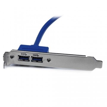 USB Kabelis Startech USB3SPLATE           IDC Zils