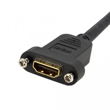 HDMI Kabelis Startech HDMIPNLFM3           Melns