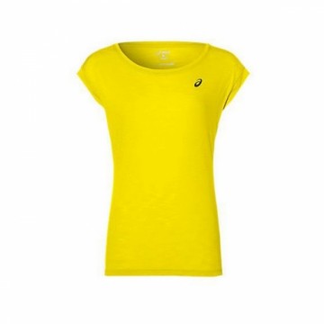 Īsroku Sporta T-krekls Asics Layering Top Dāma Dzeltens