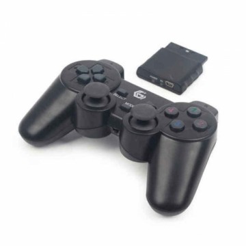 Bezvadu Datorspēļu kontrolieris GEMBIRD Dual Gamepad PC PS2 PS3 Melns