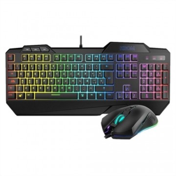 Игровые клавиатура и мышь Krom KRUSHER RGB