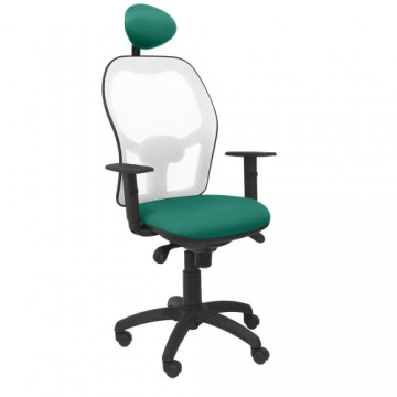Biroja krēsls ar galvas atbalstu Jorquera Piqueras y Crespo ALI456C Zaļš