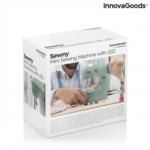 Портативная швейная минимашина со светодиодной подсветкой, нитеобрезателем и принадлежностями Sewny InnovaGoods image 3