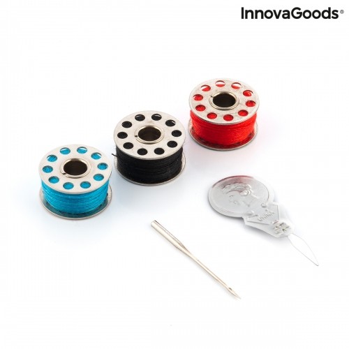 Портативная швейная минимашина со светодиодной подсветкой, нитеобрезателем и принадлежностями Sewny InnovaGoods image 4