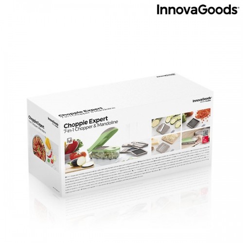 Dārzeņu griezējs, rīve un mandolīna ar receptēm un piederumiem 7 in 1 Choppie Expert InnovaGoods image 2