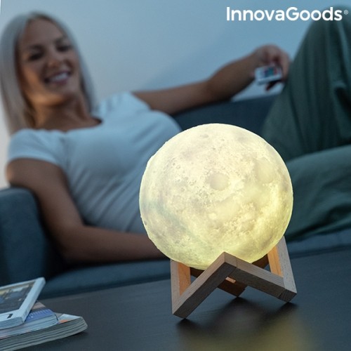 Uzlādējamo LED Lampu Mēness Moondy InnovaGoods image 1