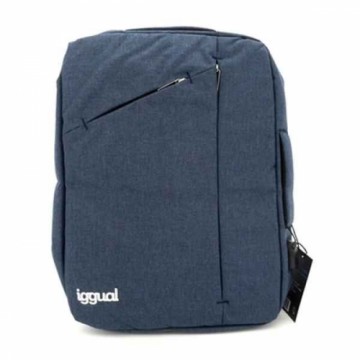 Рюкзак для ноутбука iggual Adaptative Work 15,6" Непромокаемый Противоугонное устройство Синий