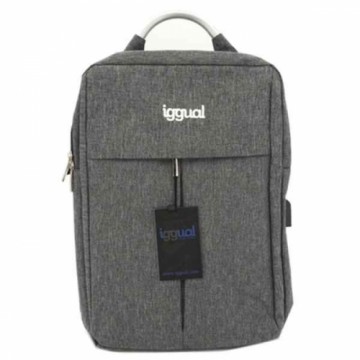 Рюкзак для ноутбука iggual All Tech In 15,6" Непромокаемый Серый