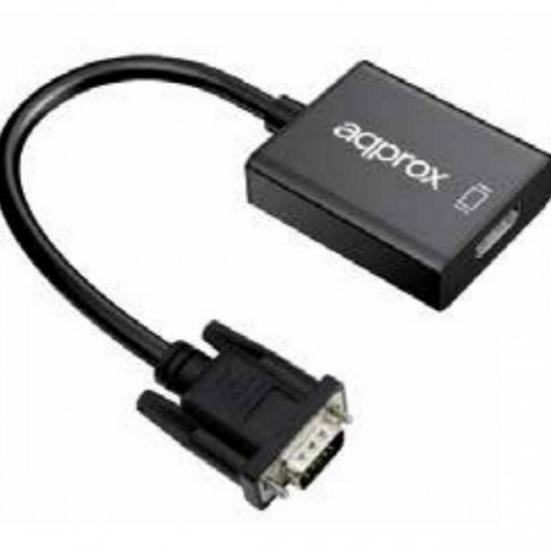 VGA uz HDMI Adapteris ar Audio approx! APPC25 3,5 mm Micro USB 20 cm 720p/1080i/1080p image 5